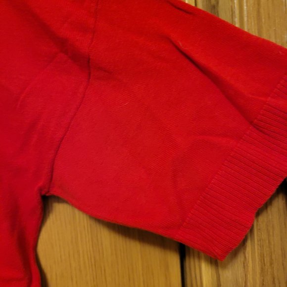 Cable & Gauge Red Sweater Tee (M) - Picture 4 of 4